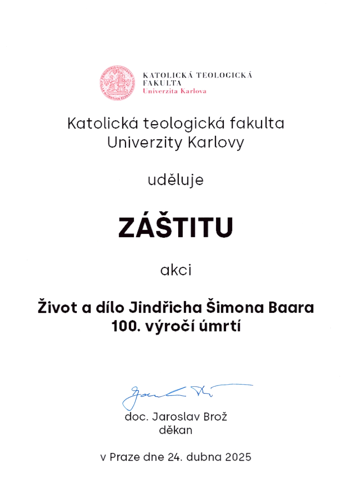 Katolická teologická fakulta Univerzity Karlovy